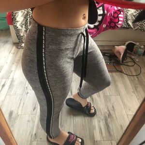 PINK grey leggings 🤩